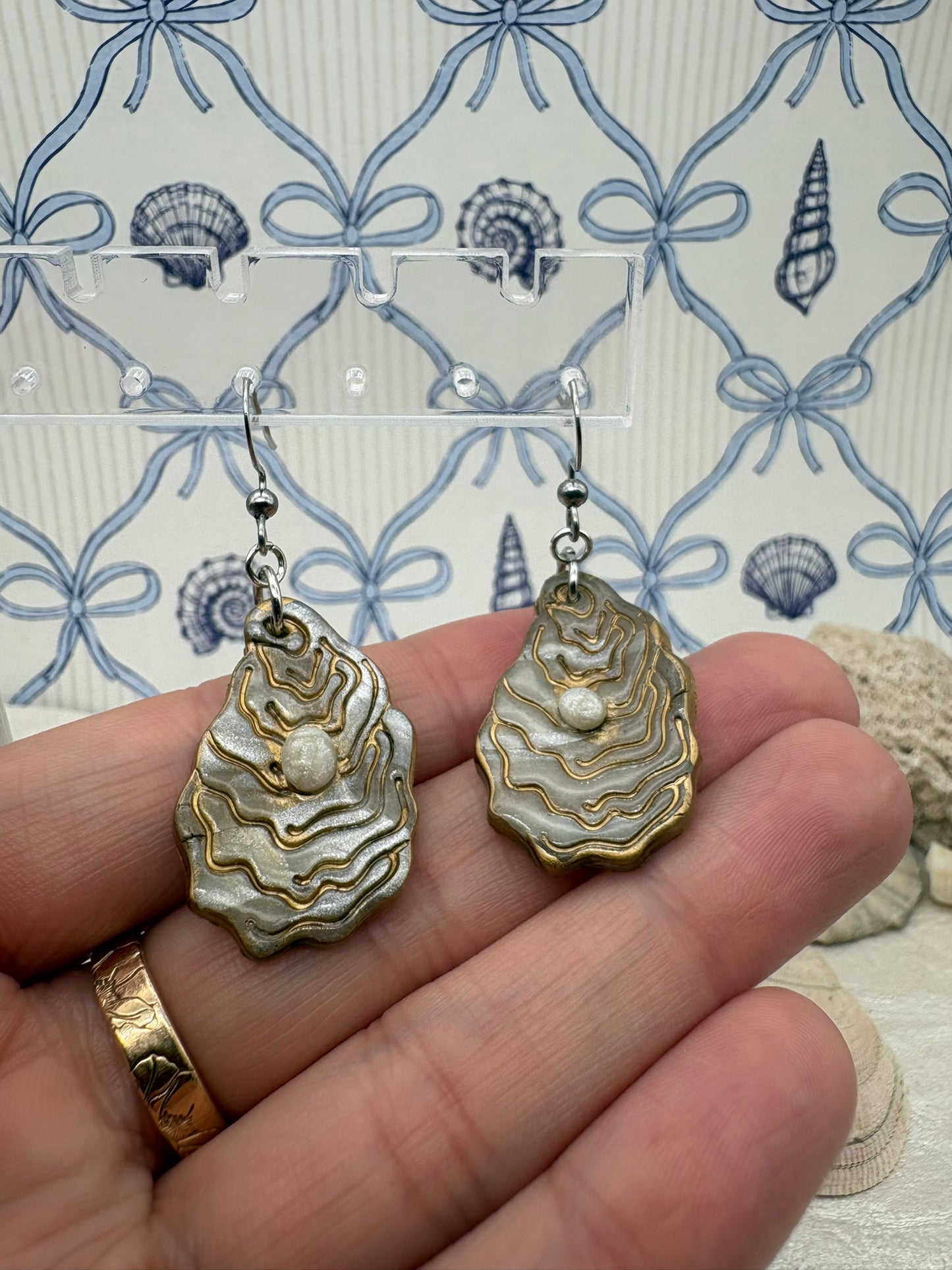 Oyster Earrings