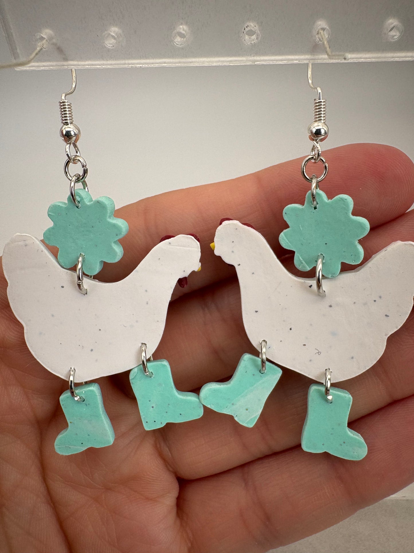 Foghorn Leghorn Chicken With Teal Boots