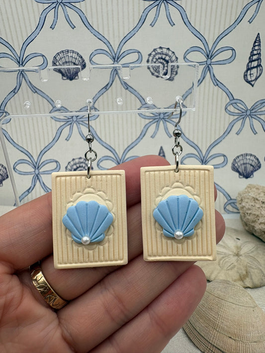 Seashell Portrait Earrings