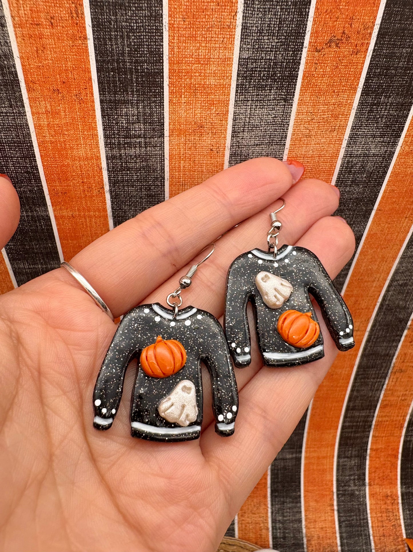 Spooky Season Sweater Earrings