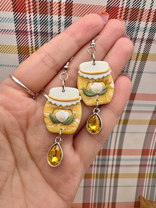 Autumnal Jam Jar Earrings