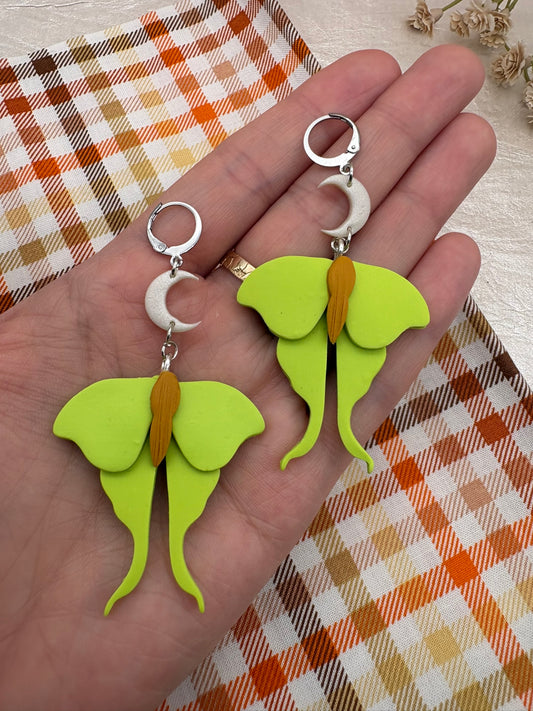 Luna Moth Dangles