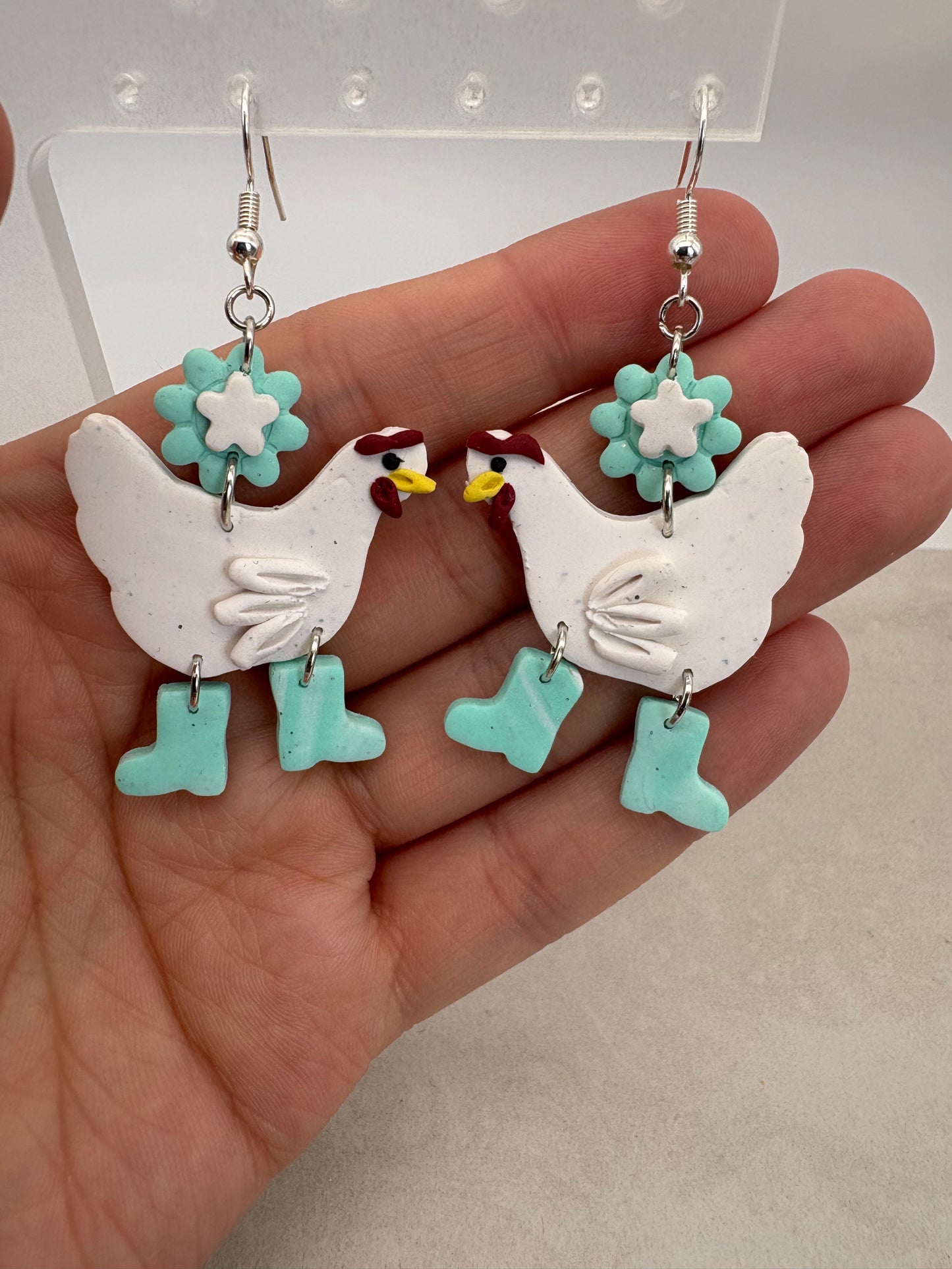 Foghorn Leghorn Chicken With Teal Boots